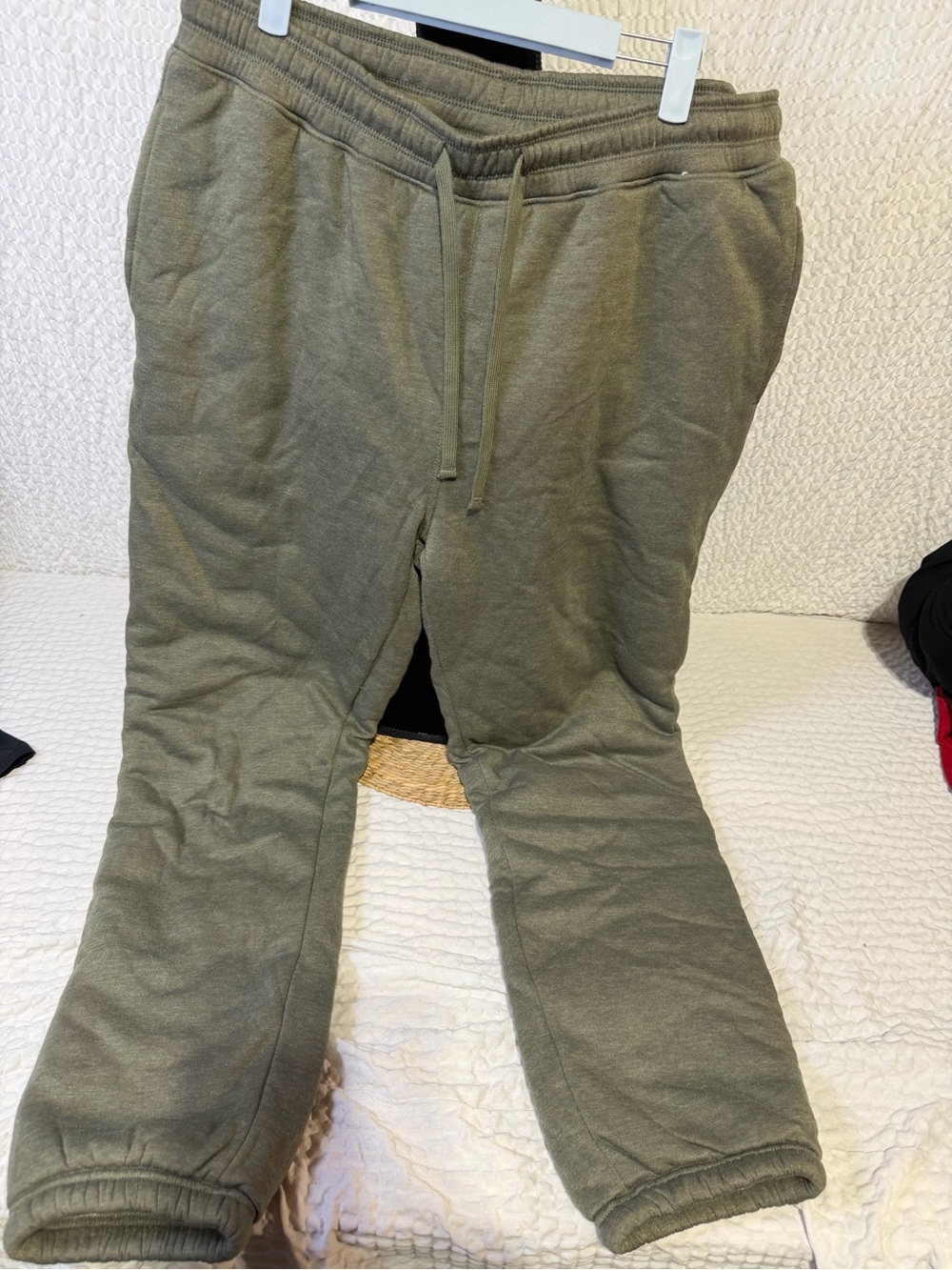 Eddie Bauer Olive Drawstring Joggers